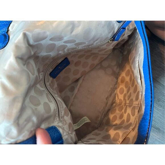 Kate Spade blue leather bag Crossbody boho y2k - Picture 6 of 8